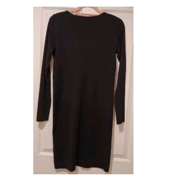 CABLE & GAUGE RHINESTONES SPARKLY BODYCON SWEATER DRESS CUT SHOULDER - Picture 2 of 10